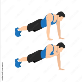 碰肩膀Shoulder Tap動作示意圖步驟執行方式